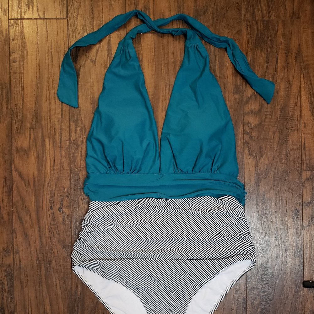 Halter top bathing suit